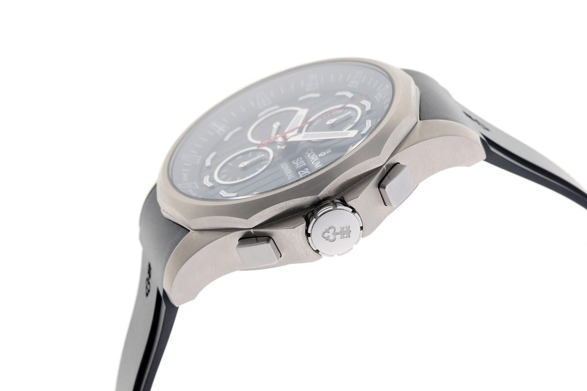 CORUM コルム アドミラルズカップ レジェンド クロノグラフ オートマチック 01.0158 A077/04180 TI メンズ 時計 2510188