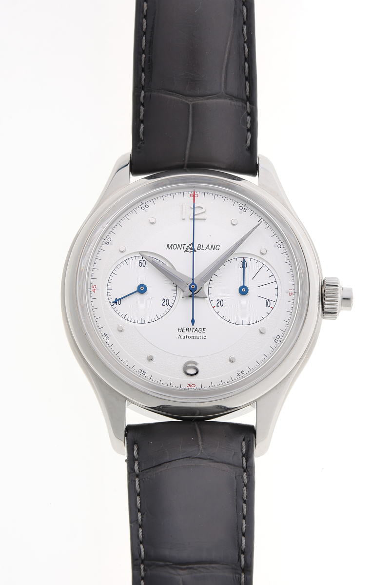 MONTBLANC モンブラン ヘリテイジ モノプッシャー クロノグラフ オートマチック 119951 SS メンズ 時計 2510189