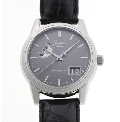 GLASHUTTE ORIGINAL グラスヒュッテオリジナル セネタ パノラマデイト ムーンフェイズ オートマチック Cal.GUB39-41 1-39-41-14-22-04 SS メンズ 時計 2510190