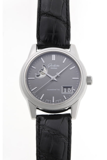 GLASHUTTE ORIGINAL グラスヒュッテオリジナル セネタ パノラマデイト ムーンフェイズ オートマチック Cal.GUB39-41 1-39-41-14-22-04 SS メンズ 時計 2510190
