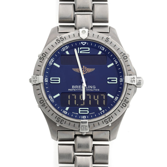 BREITLING ブライトリング エアロスペース リピテーションミニッツ クォーツ E65062 TI メンズ 時計 2510194