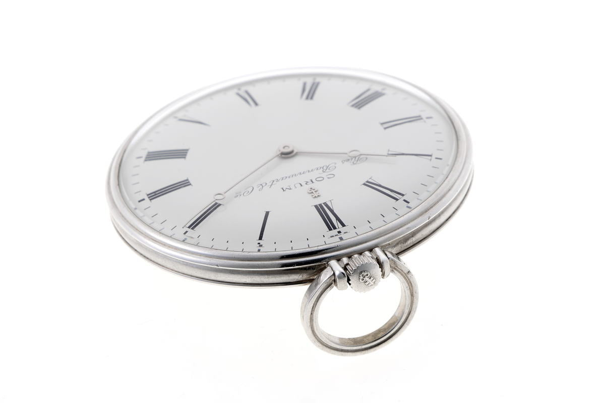 CORUM コルム ポケットウォッチ 懐中時計 手巻 Cal.853 - SV925 ユニセックス 時計 2510196