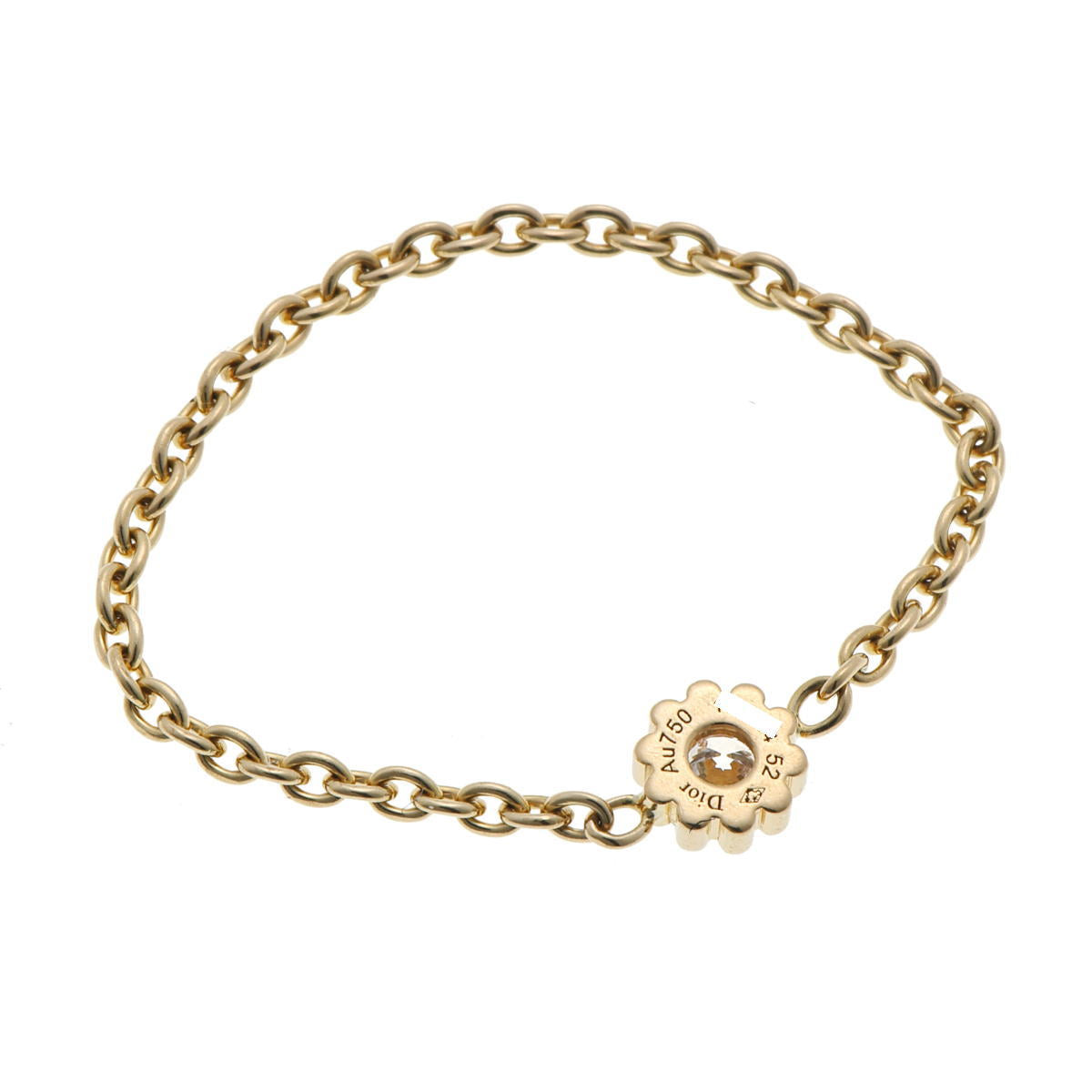Dior ディオール ミミローズ ダイヤ #52 リング JMRO95001 イエローゴールド 750YG 2510202