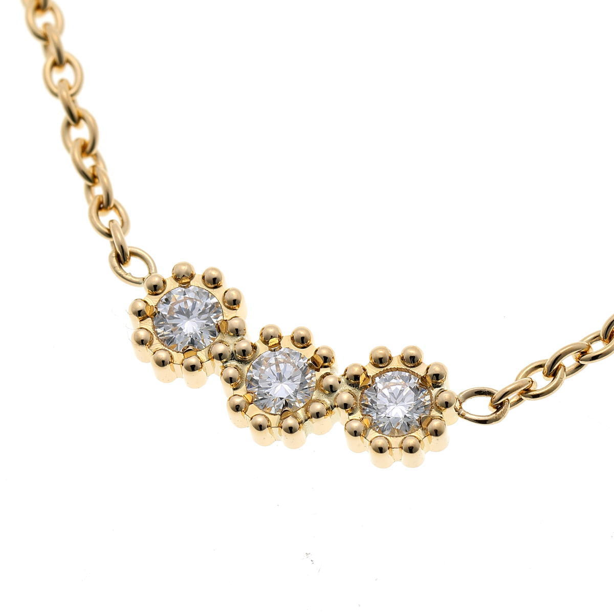 Dior ディオール ミミローズ ダイヤ ネックレス JMRO95010 イエローゴールド 750YG 2510204