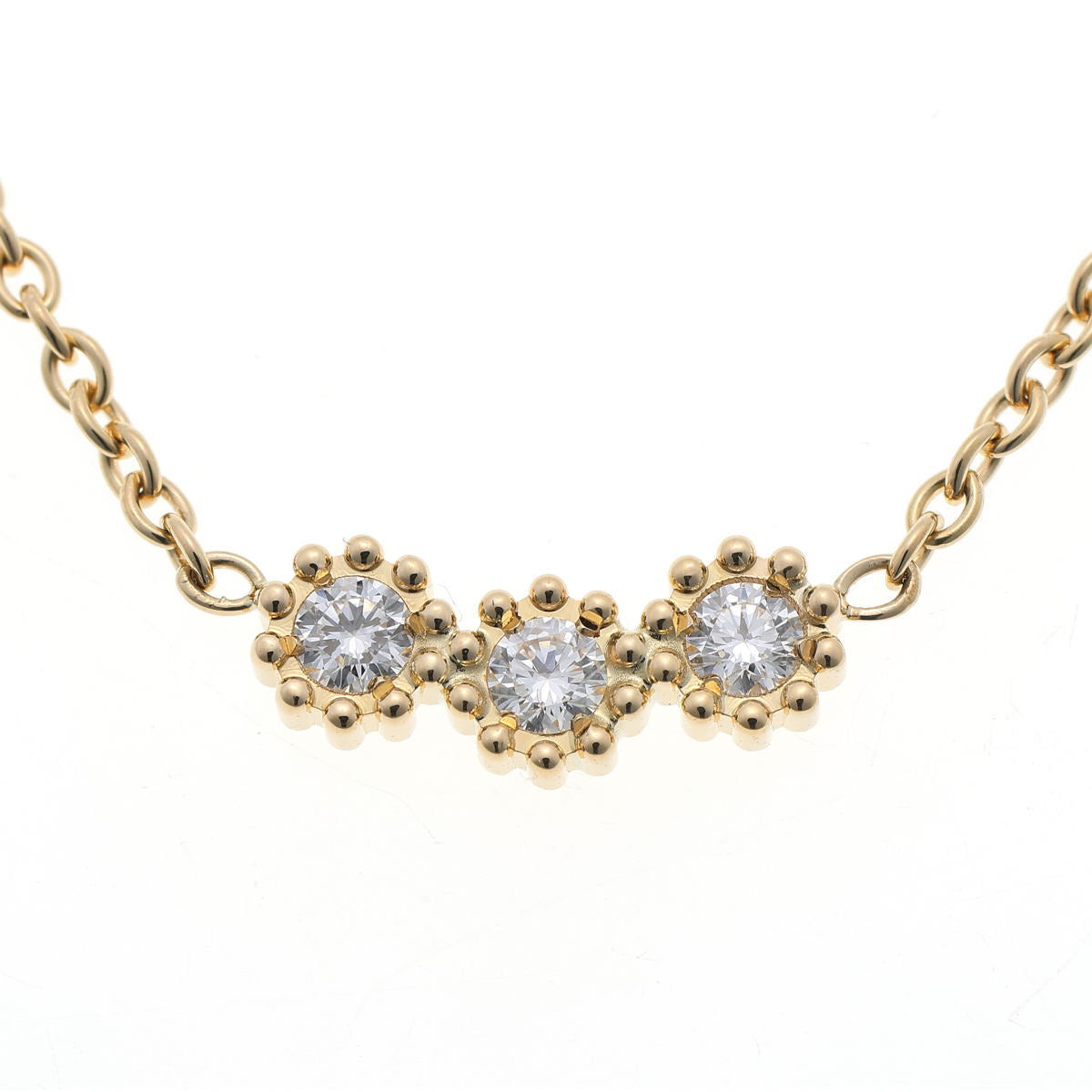 Dior ディオール ミミローズ ダイヤ ネックレス JMRO95010 イエローゴールド 750YG 2510204