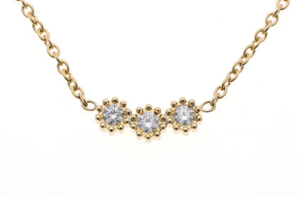 Dior ディオール ミミローズ ダイヤ ネックレス JMRO95010 イエローゴールド 750YG 2510204