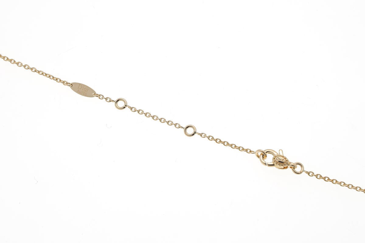 Dior ディオール ミミローズ ダイヤ ネックレス JMRO95010 イエローゴールド 750YG 2510204