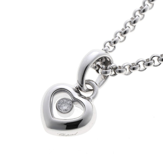 Chopard ショパール ハッピーダイヤモンド ハート ネックレス 79/4854-20 ホワイトゴールド 750WG 2510205