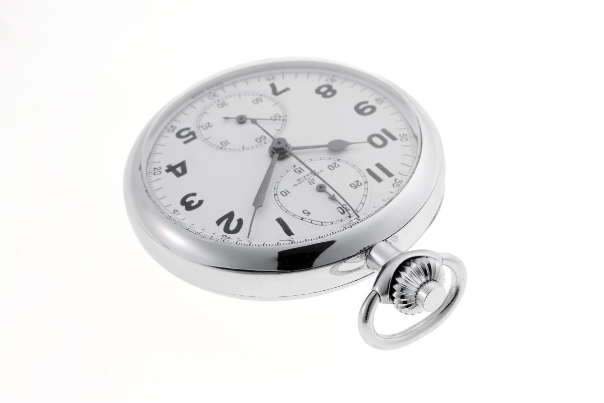 BREITLING ブライトリング クロノグラフ　ポケットウォッチ 手巻 Cal.5 - ニッケル ユニセックス 時計 2510210