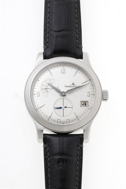 JAEGER-LECOULTRE ジャガールクルト マスター ホームタイム オートマチック Cal.975 Q1628420 / 147.8.05.S SS メンズ 時計 2510212