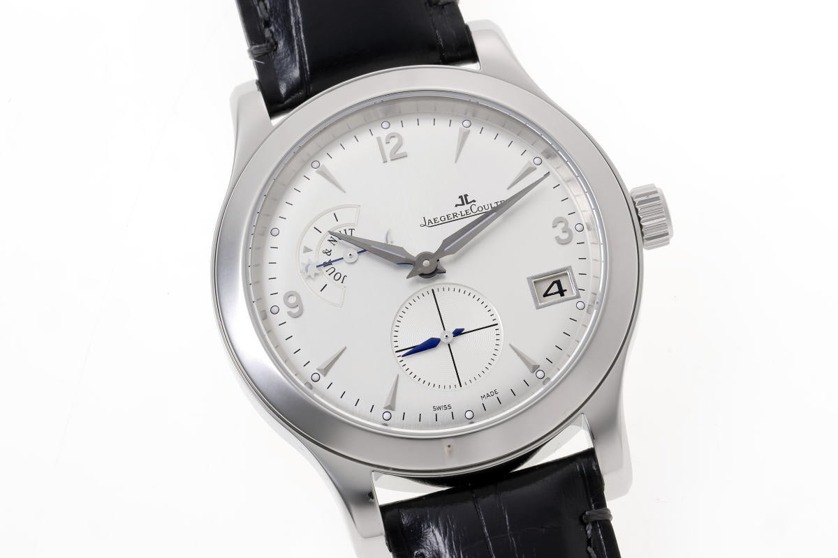 JAEGER-LECOULTRE ジャガールクルト マスター ホームタイム オートマチック Cal.975 Q1628420 / 147.8.05.S SS メンズ 時計 2510212