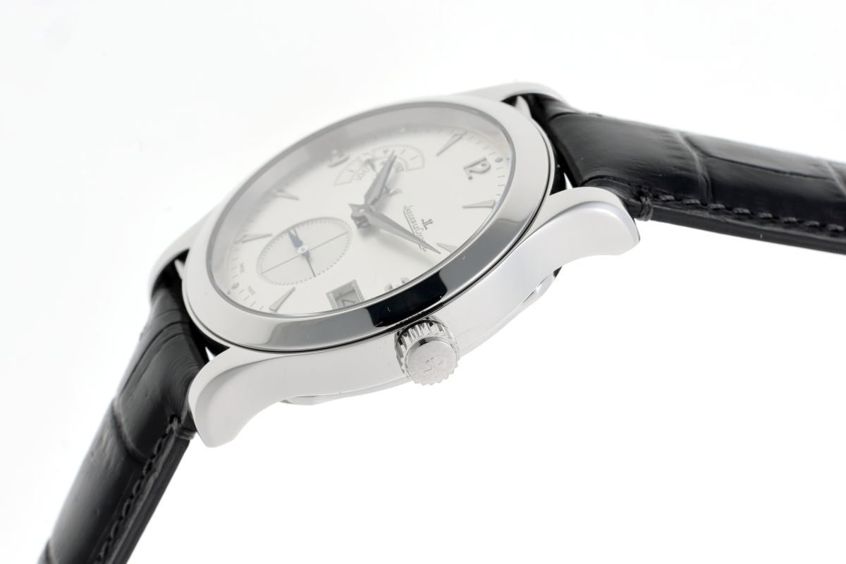 JAEGER-LECOULTRE ジャガールクルト マスター ホームタイム オートマチック Cal.975 Q1628420 / 147.8.05.S SS メンズ 時計 2510212