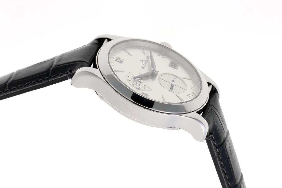 JAEGER-LECOULTRE ジャガールクルト マスター ホームタイム オートマチック Cal.975 Q1628420 / 147.8.05.S SS メンズ 時計 2510212