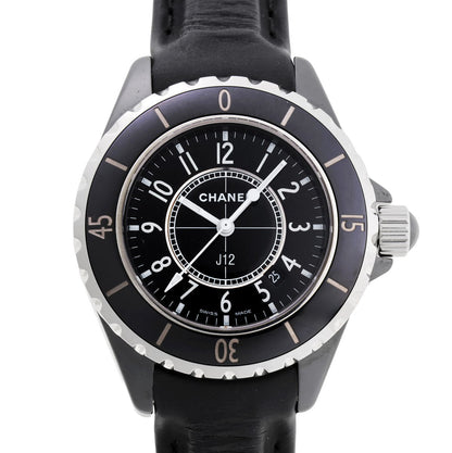 CHANEL シャネル J12　ブラックセラミック 33mm クォーツ H0680 CE / SS レディース 時計 2510213