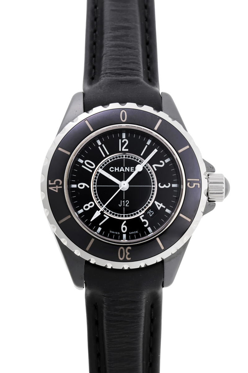 CHANEL シャネル J12　ブラックセラミック 33mm クォーツ H0680 CE / SS レディース 時計 2510213