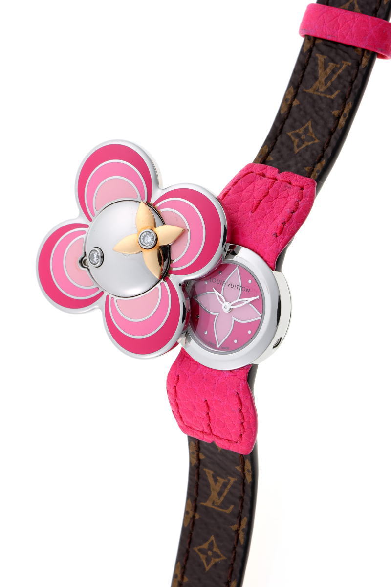 Louis Vuitton ルイヴィトン ヴィヴィエンヌ ビジュ シークレット クォーツ　※訳あり品 Q1K0J0 SS レディース 時計 2510214