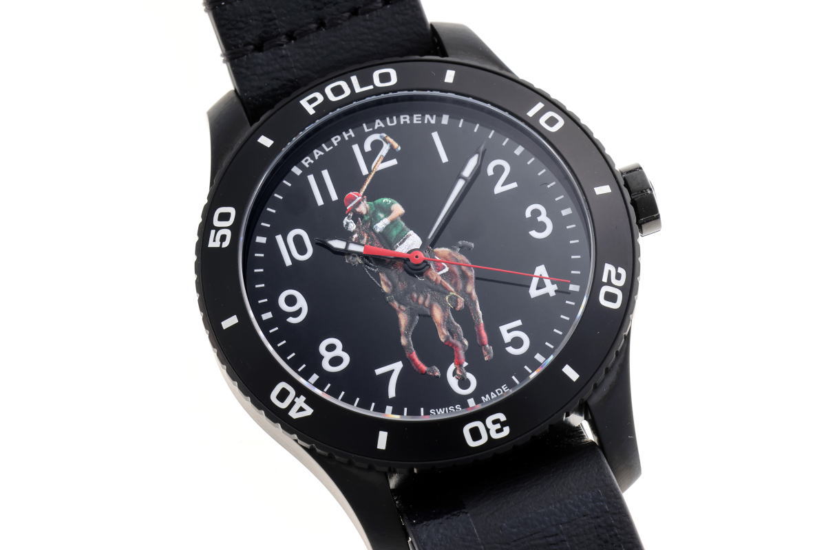 RALPH LAUREN ラルフローレン ポロ プレーヤー オートマチック Cal.RL200-1 472836828001 SS PVD メンズ 時計 2510215