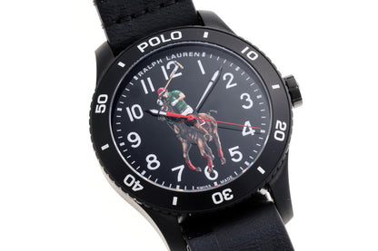 RALPH LAUREN ラルフローレン ポロ プレーヤー オートマチック Cal.RL200-1 472836828001 SS PVD メンズ 時計 2510215