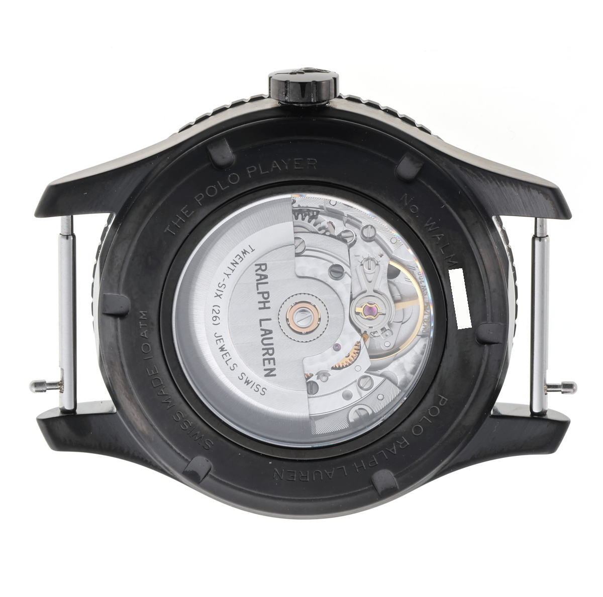 RALPH LAUREN ラルフローレン ポロ プレーヤー オートマチック Cal.RL200-1 472836828001 SS PVD メンズ 時計 2510215