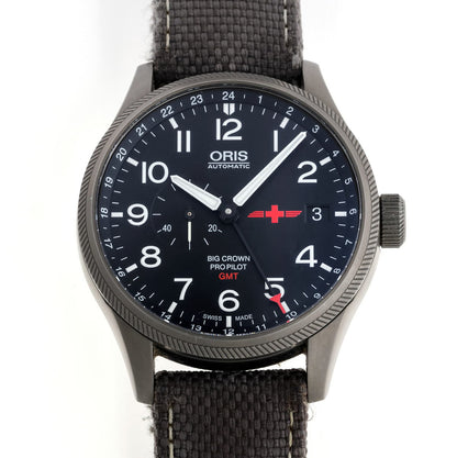 ORIS オリス プロパイロット GMT レガ  オートマチック 01 748 7710 4284-SET SS PVD メンズ 時計 2510225