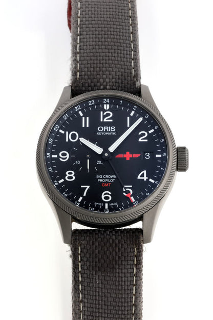 ORIS オリス プロパイロット GMT レガ  オートマチック 01 748 7710 4284-SET SS PVD メンズ 時計 2510225
