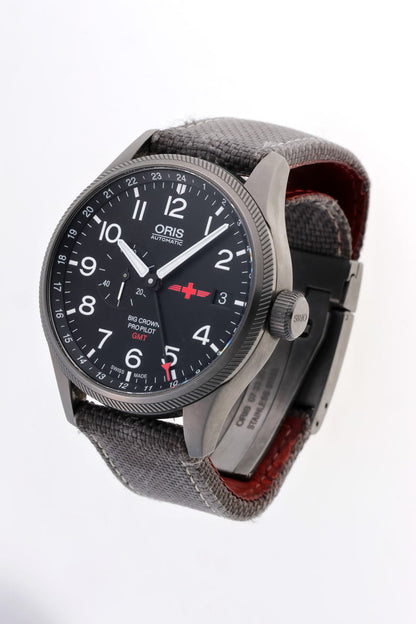 ORIS オリス プロパイロット GMT レガ  オートマチック 01 748 7710 4284-SET SS PVD メンズ 時計 2510225