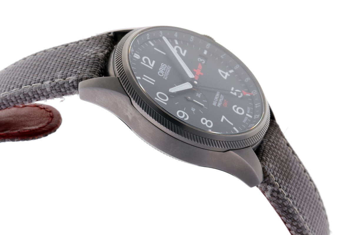 ORIS オリス プロパイロット GMT レガ  オートマチック 01 748 7710 4284-SET SS PVD メンズ 時計 2510225