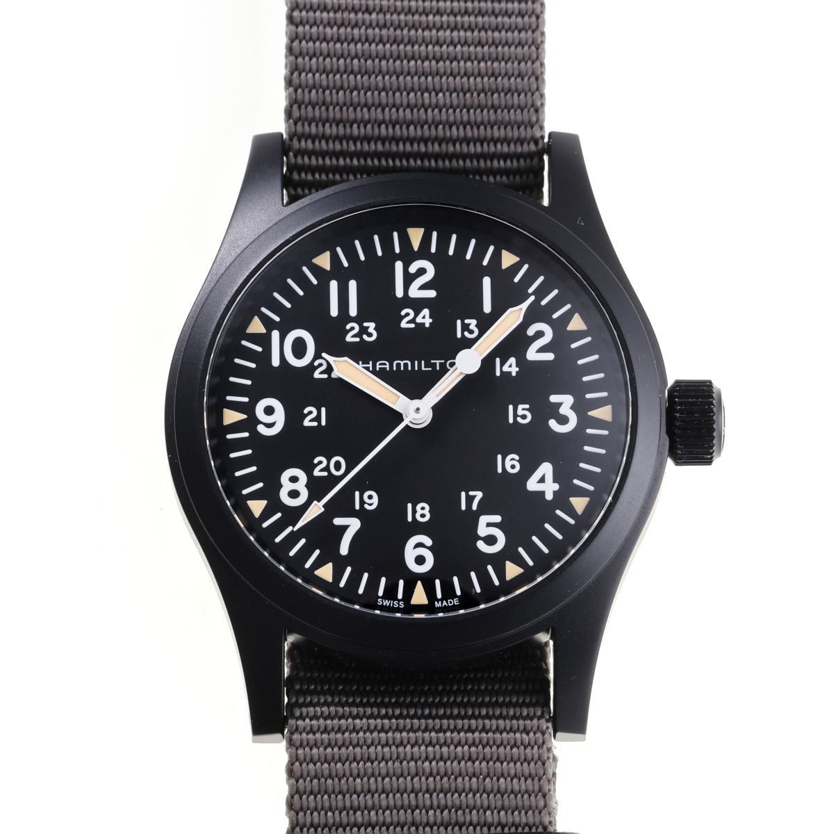 HAMILTON ハミルトン カーキフィールド メカニカル 手巻き H69409930 / H694090 SS PVD メンズ 時計 2510227