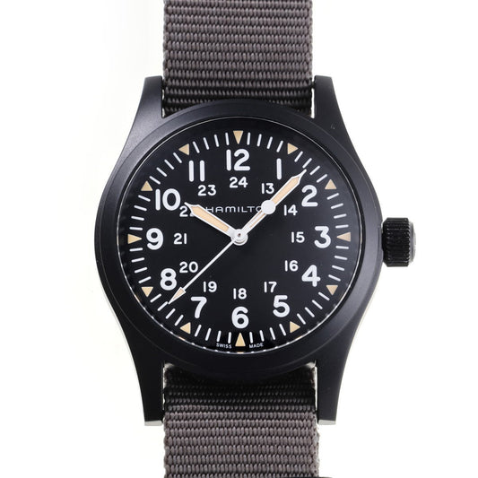 HAMILTON ハミルトン カーキフィールド メカニカル 手巻き H69409930 / H694090 SS PVD メンズ 時計 2510227