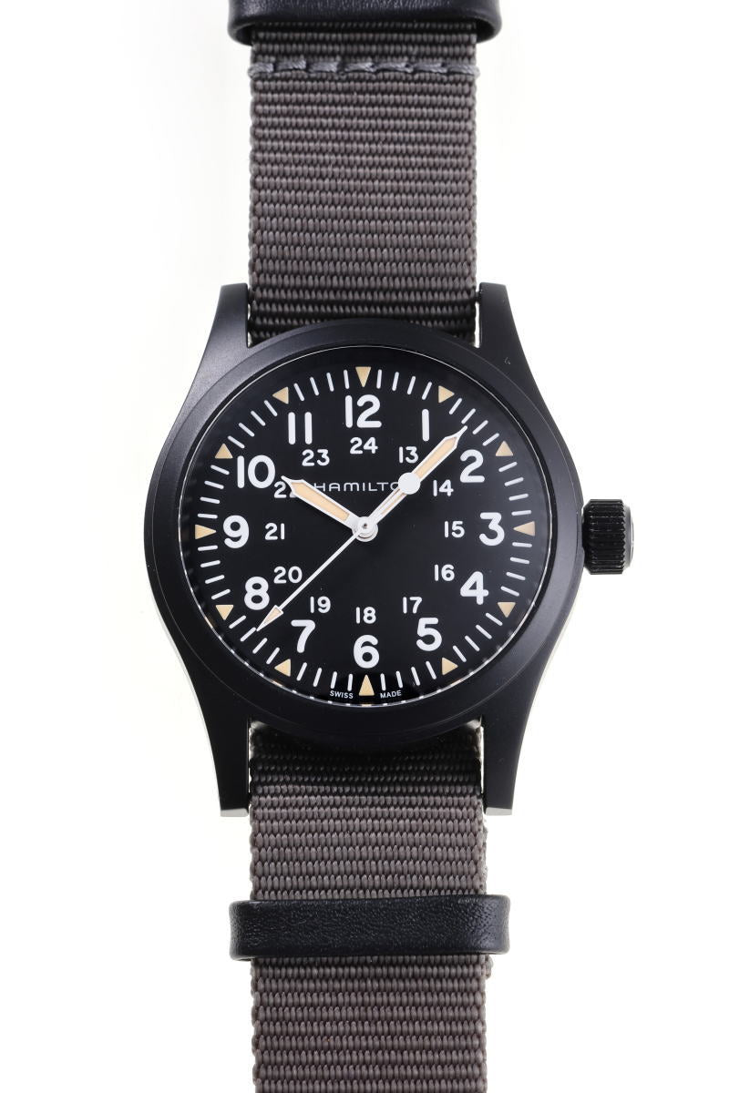 HAMILTON ハミルトン カーキフィールド メカニカル 手巻き H69409930 / H694090 SS PVD メンズ 時計 2510227