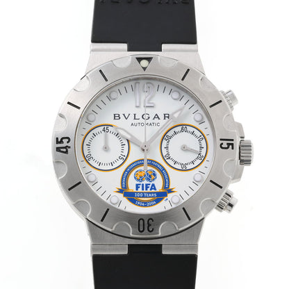 BVLGARI ブルガリ ディアゴノ スクーバ クロノグラフ オートマチック FIFA限定 SCB38S SS メンズ 時計 2510229
