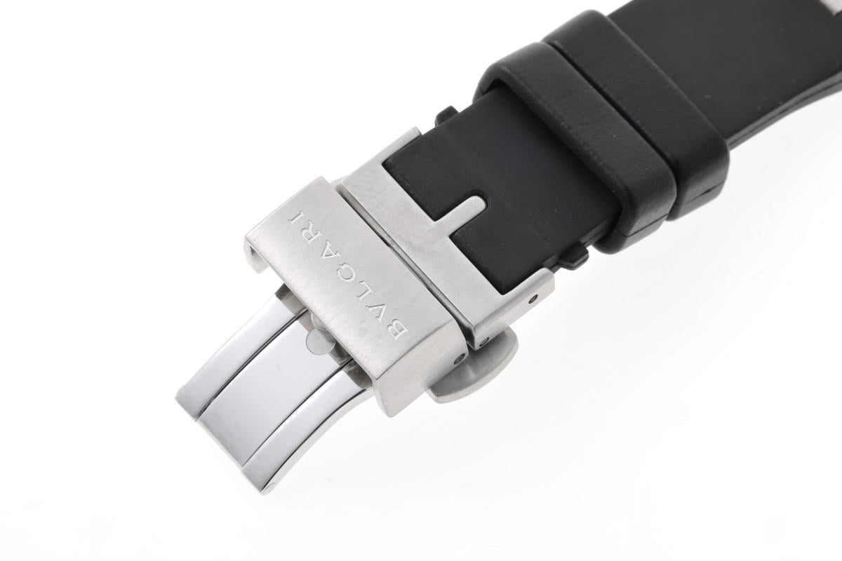 BVLGARI ブルガリ ディアゴノ スクーバ クロノグラフ オートマチック FIFA限定 SCB38S SS メンズ 時計 2510229