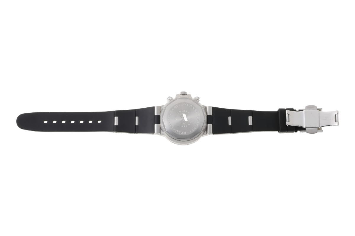 BVLGARI ブルガリ ディアゴノ スクーバ クロノグラフ オートマチック FIFA限定 SCB38S SS メンズ 時計 2510229