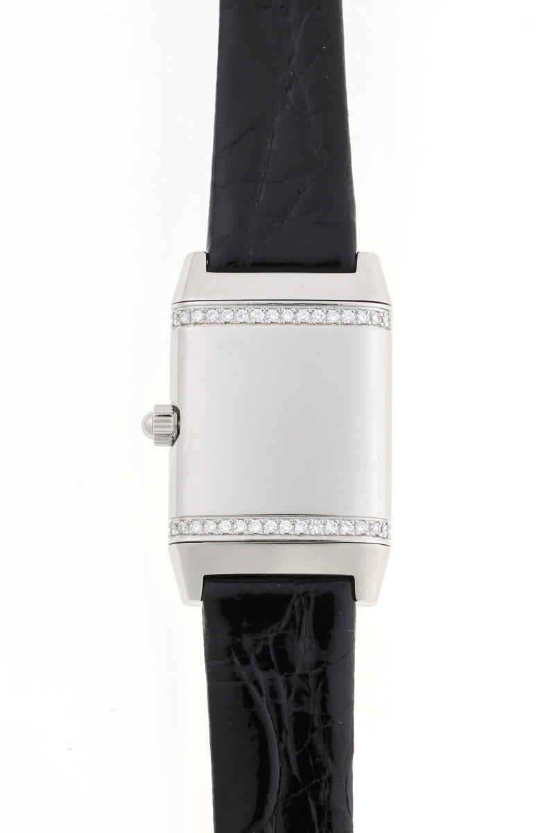 JAEGER-LECOULTRE ジャガールクルト レベルソ フローラル ダイヤ クォーツ Q2658420 / 265.8.08 SS レディース 時計 2510241