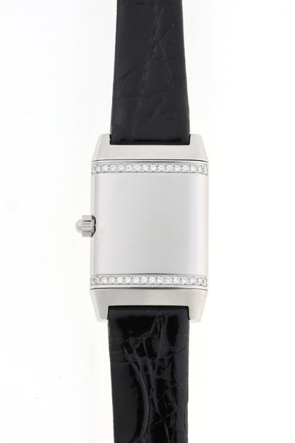 JAEGER-LECOULTRE ジャガールクルト レベルソ フローラル ダイヤ クォーツ Q2658420 / 265.8.08 SS レディース 時計 2510241