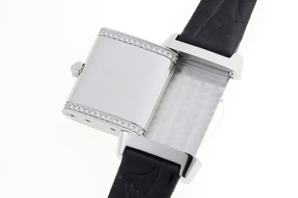 JAEGER-LECOULTRE ジャガールクルト レベルソ フローラル ダイヤ クォーツ Q2658420 / 265.8.08 SS レディース 時計 2510241