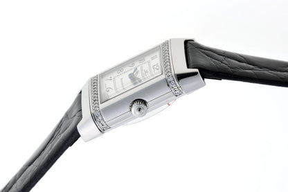JAEGER-LECOULTRE ジャガールクルト レベルソ フローラル ダイヤ クォーツ Q2658420 / 265.8.08 SS レディース 時計 2510241