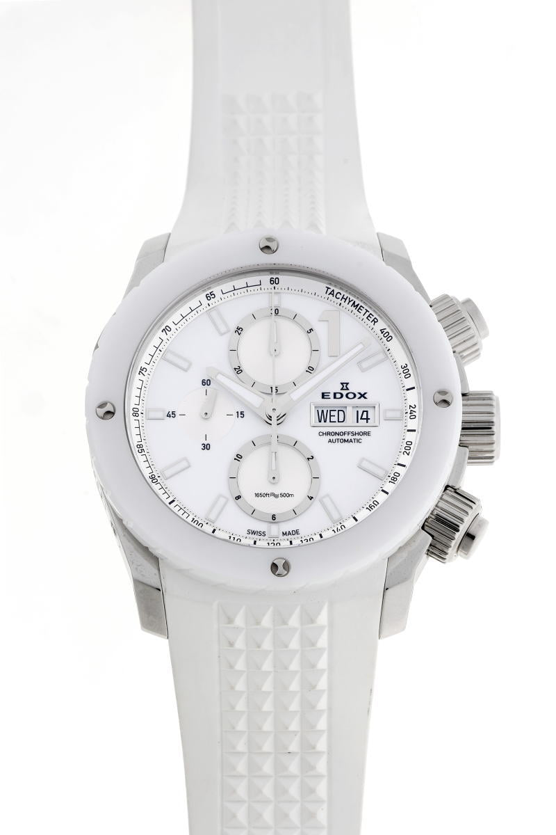 EDOX エドックス クロノオフショア1 クロノグラフ オートマチック 01114-3B-BN-S SS / CE メンズ 時計 2510243
