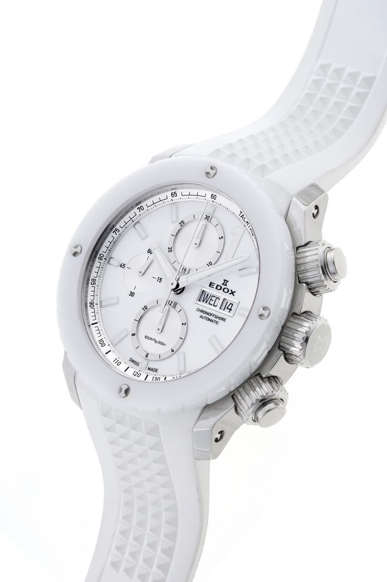 EDOX エドックス クロノオフショア1 クロノグラフ オートマチック 01114-3B-BN-S SS / CE メンズ 時計 2510243