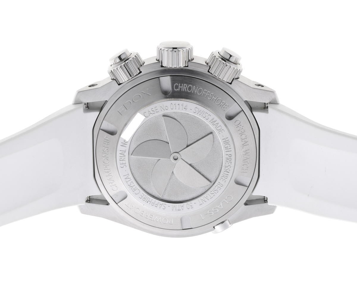 EDOX エドックス クロノオフショア1 クロノグラフ オートマチック 01114-3B-BN-S SS / CE メンズ 時計 2510243
