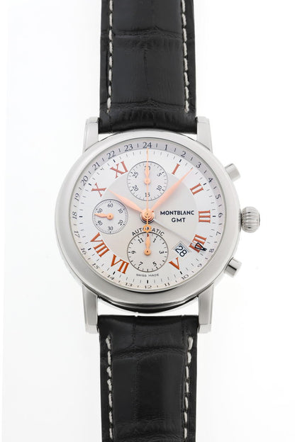 MONTBLANC モンブラン スター クロノグラフ GMT オートマチック 7067 36967 SS メンズ 時計 2510244