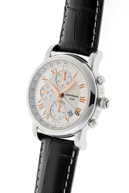MONTBLANC モンブラン スター クロノグラフ GMT オートマチック 7067 36967 SS メンズ 時計 2510244