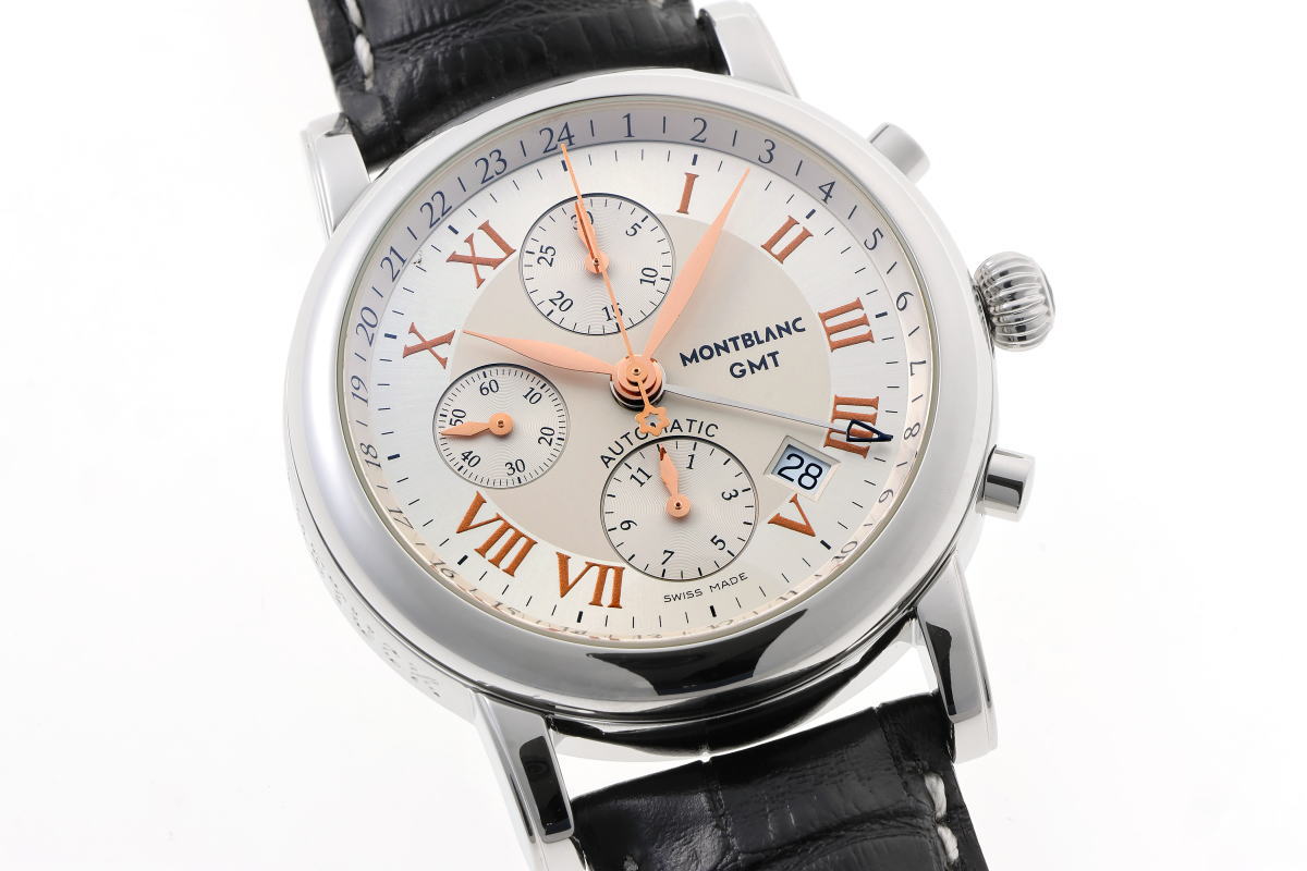 MONTBLANC モンブラン スター クロノグラフ GMT オートマチック 7067 36967 SS メンズ 時計 2510244