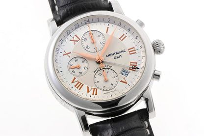 MONTBLANC モンブラン スター クロノグラフ GMT オートマチック 7067 36967 SS メンズ 時計 2510244