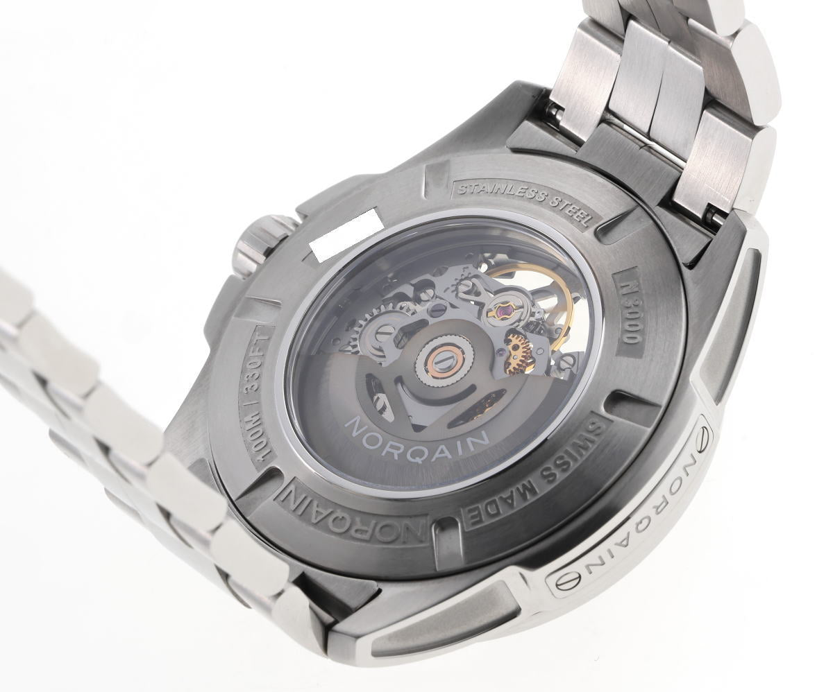 NORQAIN ノルケイン インディペンデンス 22 スケルトン オートマチック N3000S03A/301/102SI SS メンズ 時計 2510245