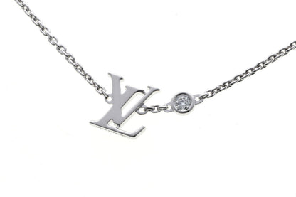 Louis Vuitton ルイヴィトン パンダンティフ イディール ブロッサムLV ネックレス Q93653 ホワイトゴールド 750WG 2510247