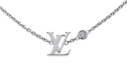 Louis Vuitton ルイヴィトン パンダンティフ イディール ブロッサムLV ネックレス Q93653 ホワイトゴールド 750WG 2510247