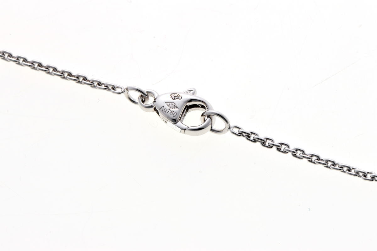 Louis Vuitton ルイヴィトン パンダンティフ イディール ブロッサムLV ネックレス Q93653 ホワイトゴールド 750WG 2510247