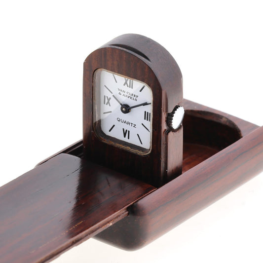 Van Cleef & Arpels  ヴァンクリーフ&アーペル ドミノ クロック クォーツ - ウッド ユニセックス 時計 2510251