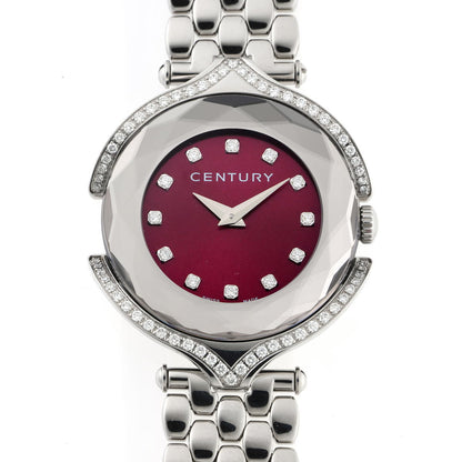 CENTURY センチュリー アフィニティ  ダイヤ クォーツ 637.7.S.M67.14.SK SS レディース 時計 2510252